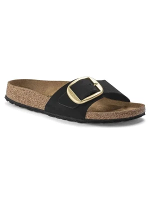 Birkenstock Skórzane klapki "Madrid" w kolorze czarnym rozmiar: 41