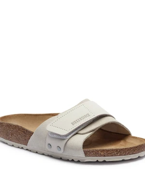 Birkenstock Klapki Oita | narrow fit | zamsz biały