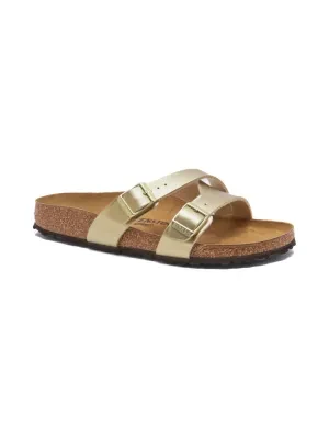 Birkenstock Skórzane klapki Yao Balance BF | narrow fit