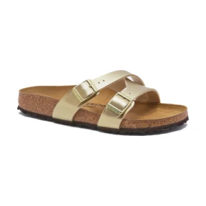 Birkenstock Skórzane klapki Yao Balance BF | narrow fit