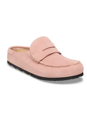 Birkenstock Skórzane mokasyny "Naples Wrapped" w kolorze jasnoróżowym rozmiar: 36