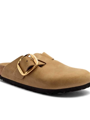 Birkenstock Skórzane mule Boston Big Buckle LEOI | narrow fit