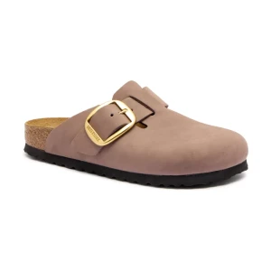 Birkenstock Skórzane mule Boston Big Buckle | narrow fit