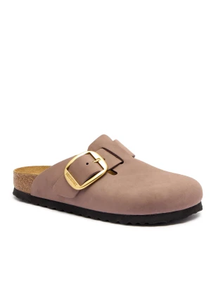 Birkenstock Skórzane mule Boston Big Buckle | narrow fit