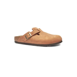 Birkenstock Skórzane mule Boston LEOI | narrow fit