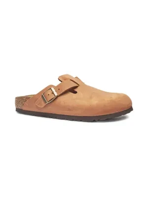 Birkenstock Skórzane mule Boston LEOI | narrow fit