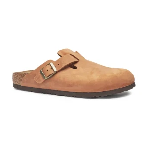 Birkenstock Skórzane mule Boston LEOI | narrow fit