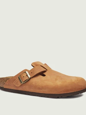Birkenstock Skórzane mule Boston LEOI | narrow fit