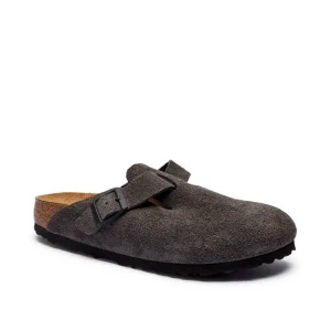 Birkenstock Skórzane mule Boston LEVE | narrow fit