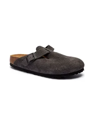 Birkenstock Skórzane mule Boston LEVE | narrow fit