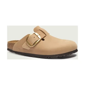 Birkenstock Skórzane mule boston | narrow fit