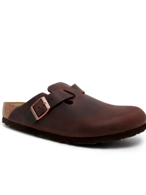 Birkenstock Skórzane mule Boston | narrow fit
