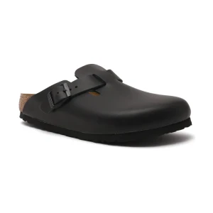 Birkenstock Skórzane mule Boston NL | narrow fit