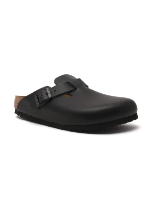 Birkenstock Skórzane mule Boston NL | narrow fit