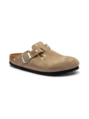 Birkenstock Skórzane mule Boston Rivet LEVE
