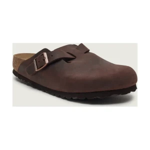 Birkenstock Skórzane mule Boston SFB LEOI | narrow fit