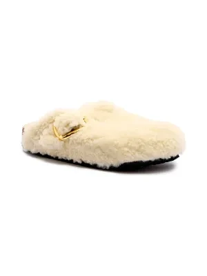 Birkenstock Skórzane mule Boston | shearling