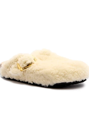 Birkenstock Skórzane mule Boston | shearling | narrow fit