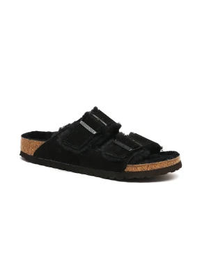Birkenstock Skórzane obuwie domowe Arizona FUR