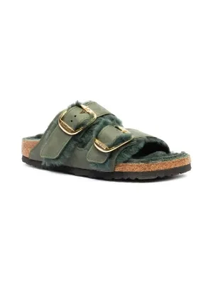 Birkenstock Skórzane obuwie domowe Arizona | z dodatkiem wełny
