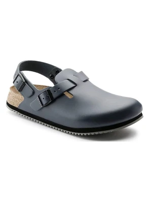 Birkenstock Skórzane półsandały "Tokio" w kolorze granatowym rozmiar: 41