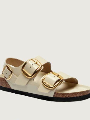 Birkenstock Skórzane sandały Milano BB LENA | narrow fit beżowy