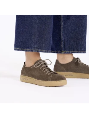 Birkenstock Skórzane sneakersy "Bend Low Decon" w kolorze brązowym rozmiar: 37