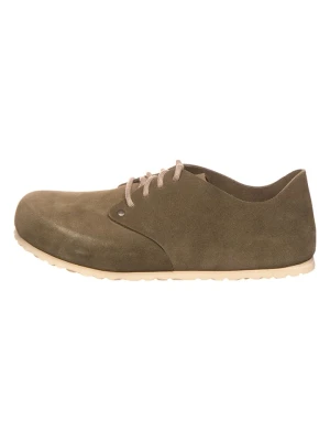 Birkenstock Skórzane trzewiki "Maine" w kolorze khaki rozmiar: 39