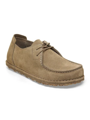 Birkenstock Skórzane trzewiki "Utti" w kolorze beżowym rozmiar: 44