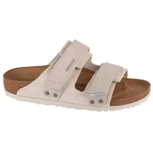 Birkenstock Uji W 1024822, Damskie, Szare, klapki, nubuk, rozmiar: 36