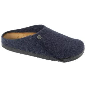 Birkenstock Zermatt Standard FE 1017519, Unisex, Granatowe, klapki, filc, rozmiar: 36