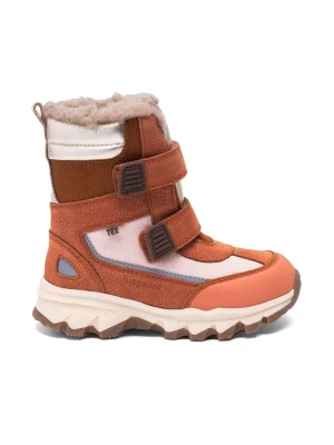 bisgaard Kozaki zimowe "Eddie" w kolorze jasnobrązowo-białym rozmiar: 31