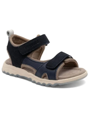 bisgaard Sandały w kolorze granatowo-beżowym rozmiar: 28