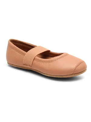 bisgaard Skórzane baleriny w kolorze beżowym rozmiar: 24
