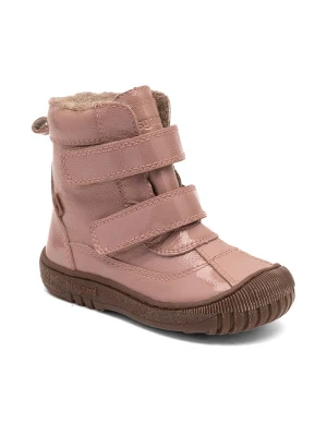 bisgaard Skórzane botki "Ellis" w kolorze jasnoróżowym rozmiar: 22