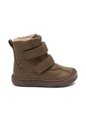 bisgaard Skórzane botki "Ellis" w kolorze khaki rozmiar: 26