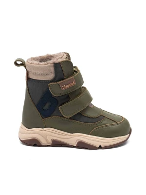 bisgaard Skórzane botki "Marius" w kolorze zielonym rozmiar: 30