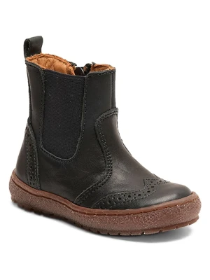 bisgaard Skórzane botki w kolorze granatowym rozmiar: 28