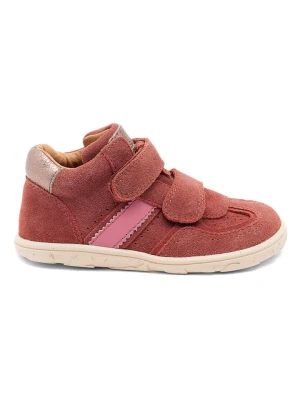 bisgaard Skórzane buty barefoot "Ashton" w kolorze czerwonym rozmiar: 22