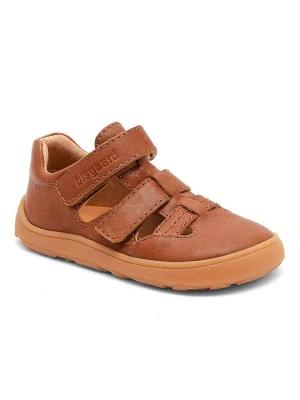 bisgaard Skórzane buty barefoot "Fabio" w kolorze jasnobrązowym rozmiar: onesize