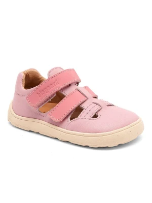 bisgaard Skórzane buty barefoot "Fabio" w kolorze jasnoróżowym rozmiar: onesize