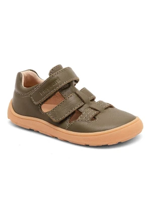 bisgaard Skórzane buty barefoot "Fabio" w kolorze khaki rozmiar: 30