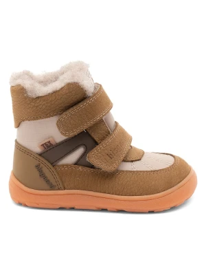 bisgaard Skórzane buty barefoot "Rumle" w kolorze khaki rozmiar: 29