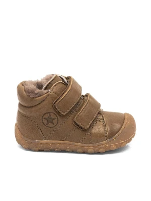 bisgaard Skórzane buty "Hale" w kolorze khaki do chodzenia na boso rozmiar: 23