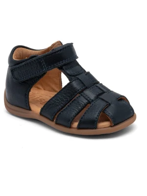 bisgaard Skórzane półsandały w kolorze granatowym rozmiar: 23