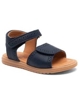 bisgaard Skórzane sandały w kolorze granatowym rozmiar: 25