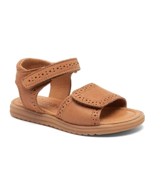 bisgaard Skórzane sandały w kolorze jasnobrązowym rozmiar: 29