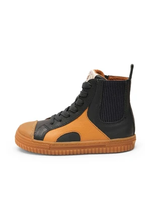 bisgaard Skórzane sneakersy "Malek" w kolorze granatowym rozmiar: 29