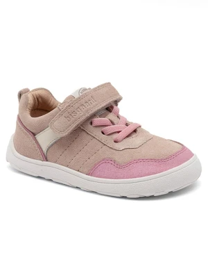 bisgaard Skórzane sneakersy w kolorze beżowo-jasnoróżowym rozmiar: 34