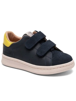 bisgaard Skórzane sneakersy w kolorze granatowo-żółtym rozmiar: 25